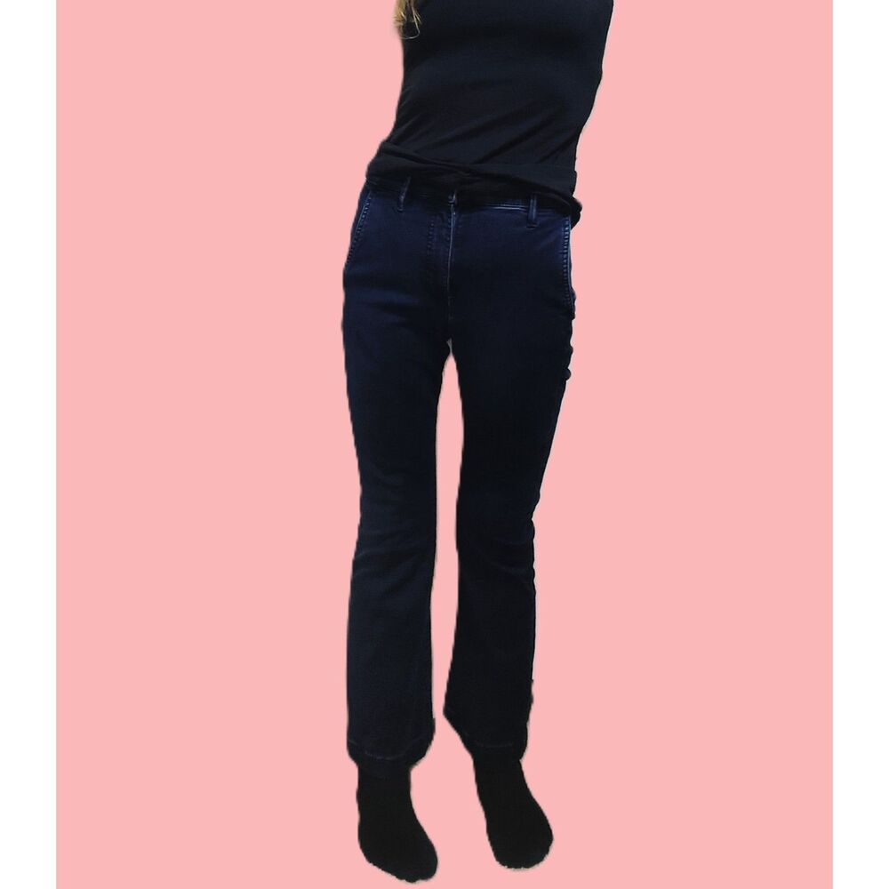 Ann Taylor ~ Dark Blue Bootcut Stretch Denim Jeans ~ Size 4P Petite